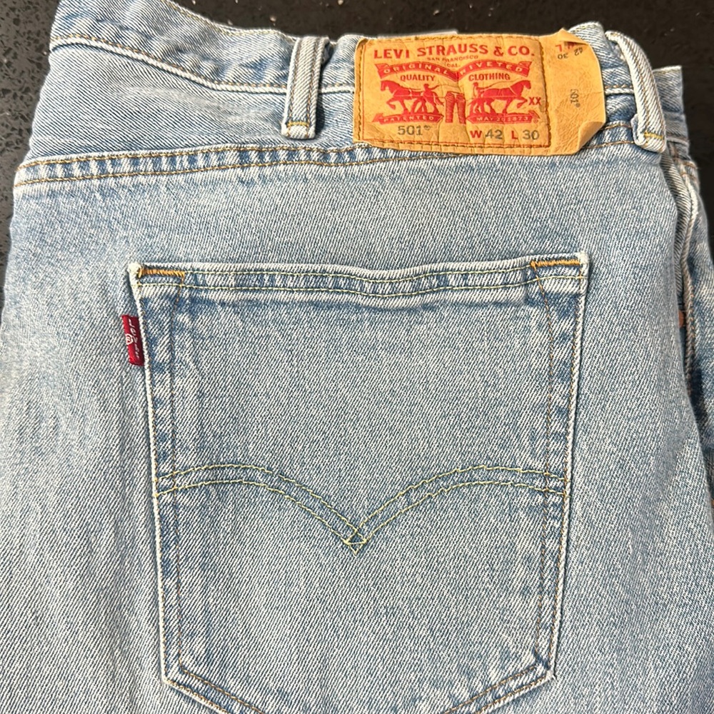 Men's 501 Levi Jeans used